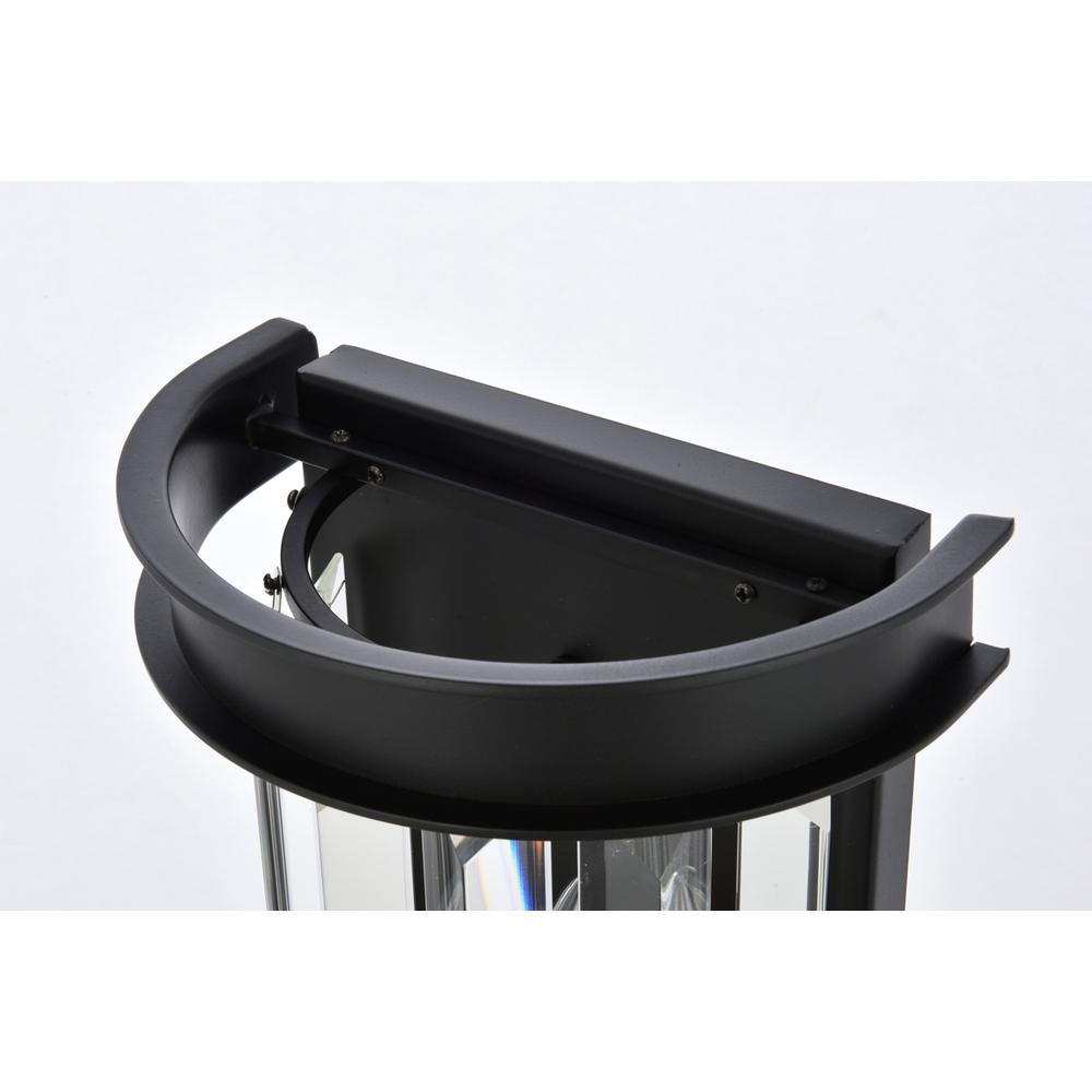 Sydney 2 light Matte Black Wall Sconce Clear Royal Cut Crystal. Picture 5