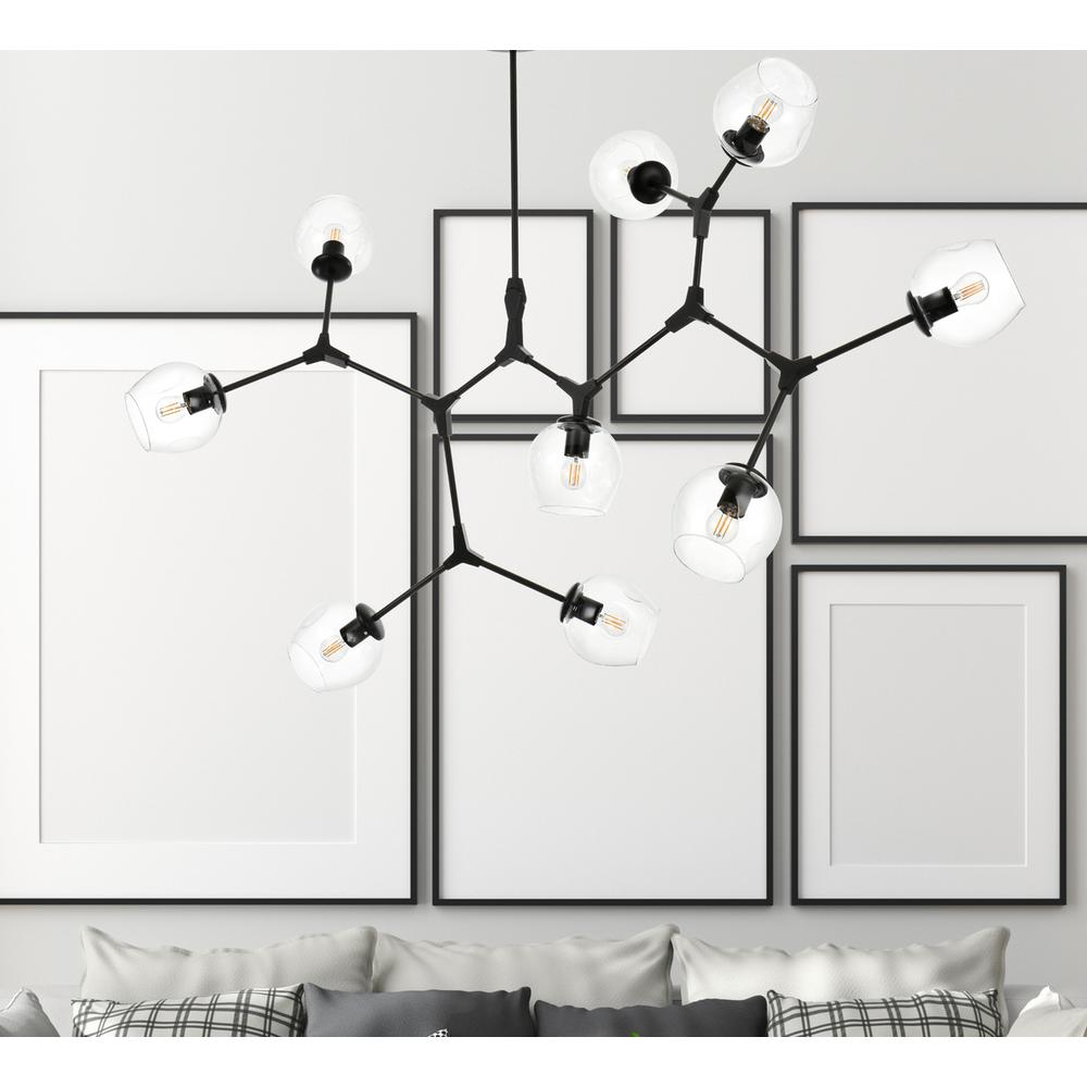 Cavoli 60 inch Chandelier in Black. Picture 8