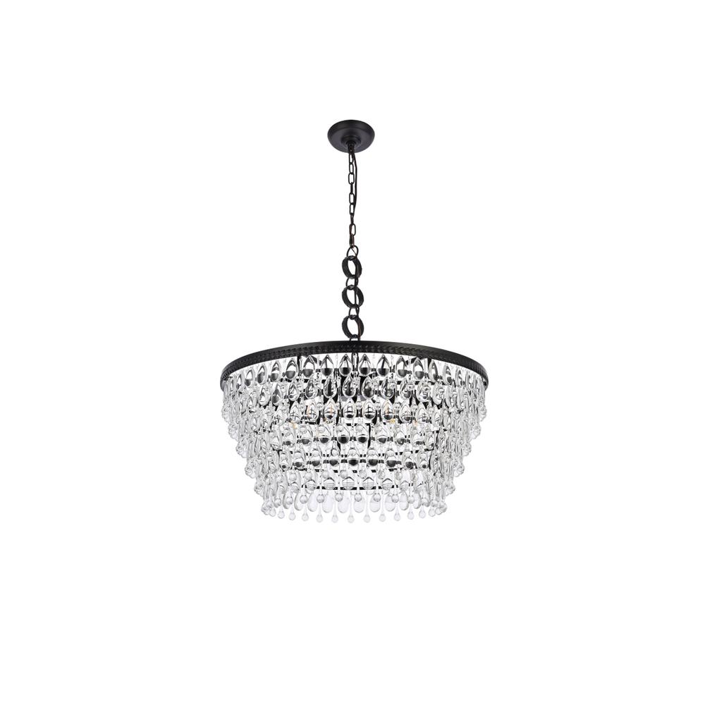 Nordic 6 lights black chandelier. Picture 6