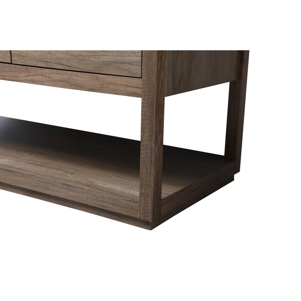54 Inch SIngle Bathroom Vanity In Natural Oak. Picture 13