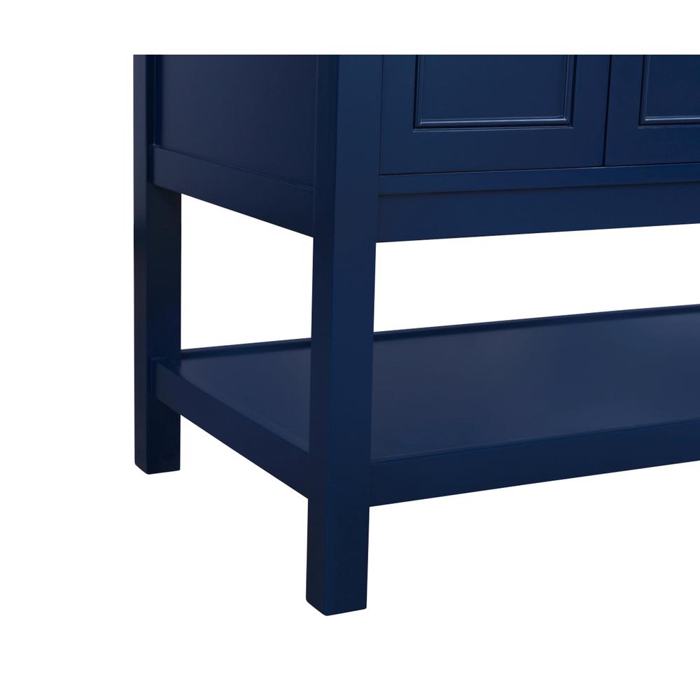 60 inch Single bathroom vanity in Blue. Picture 13
