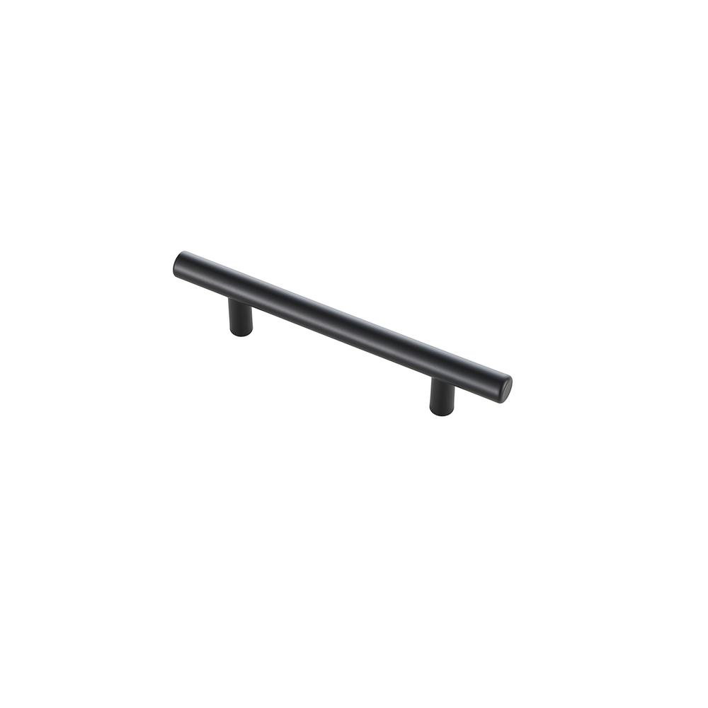 Quinn 4" Center to Center Matte Black Bar Pull Multipack (set of 10). Picture 3