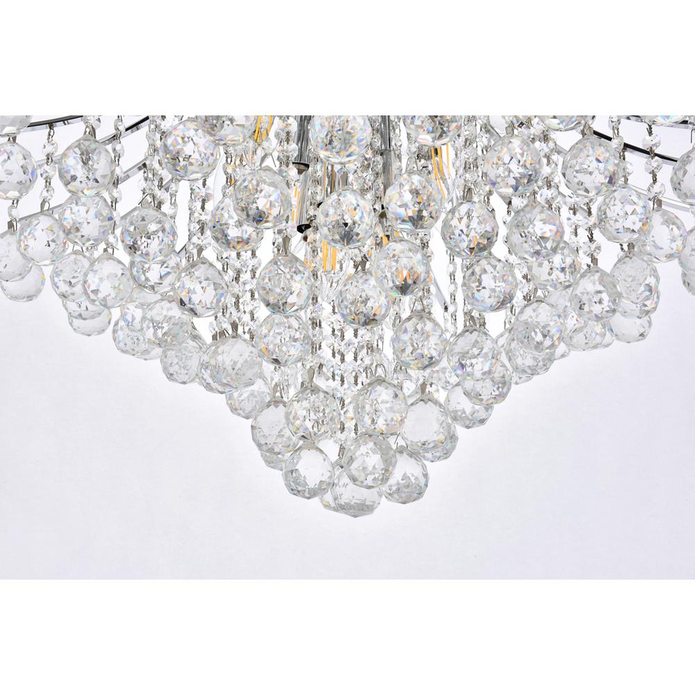 Toureg 15 light Chrome Chandelier Clear Royal Cut Crystal. Picture 3