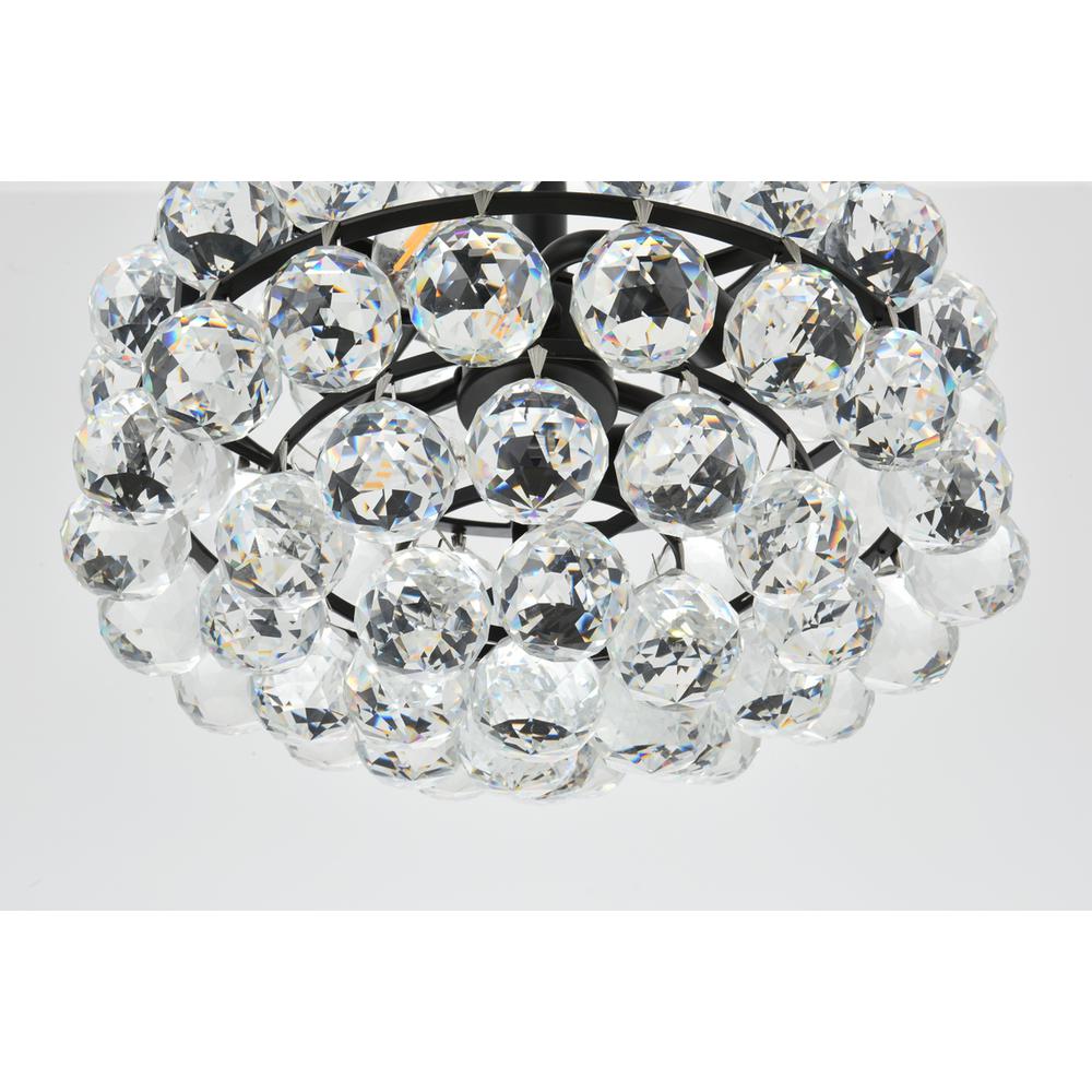 Savannah 12 inch pendant in black. Picture 3