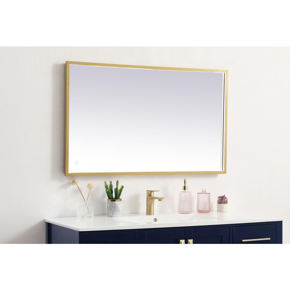 Pier 24x40 inch LED mirror with adjustable color temperature. Picture 4