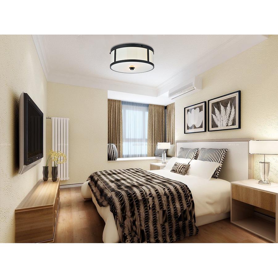 Hadrian 2 light 12 inch flat black flush mount. Picture 6