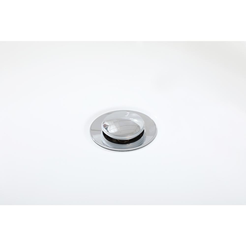 67 inch soaking bathtub in glossy white. Picture 12