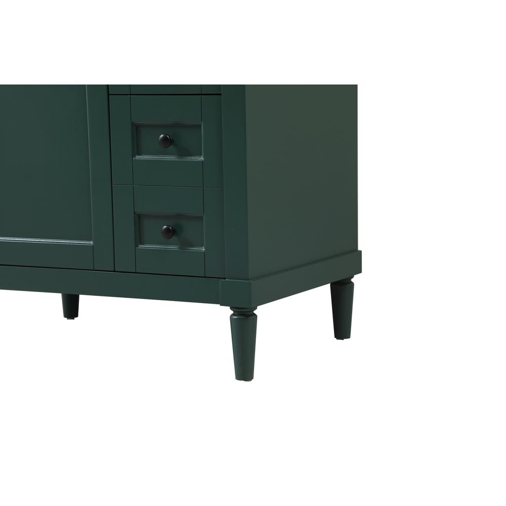 32 inch Single bathroom vanity in green with backsplash. Picture 13