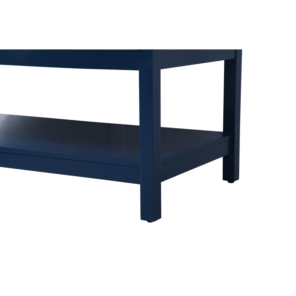48 inch Single bathroom vanity in blue. Picture 13