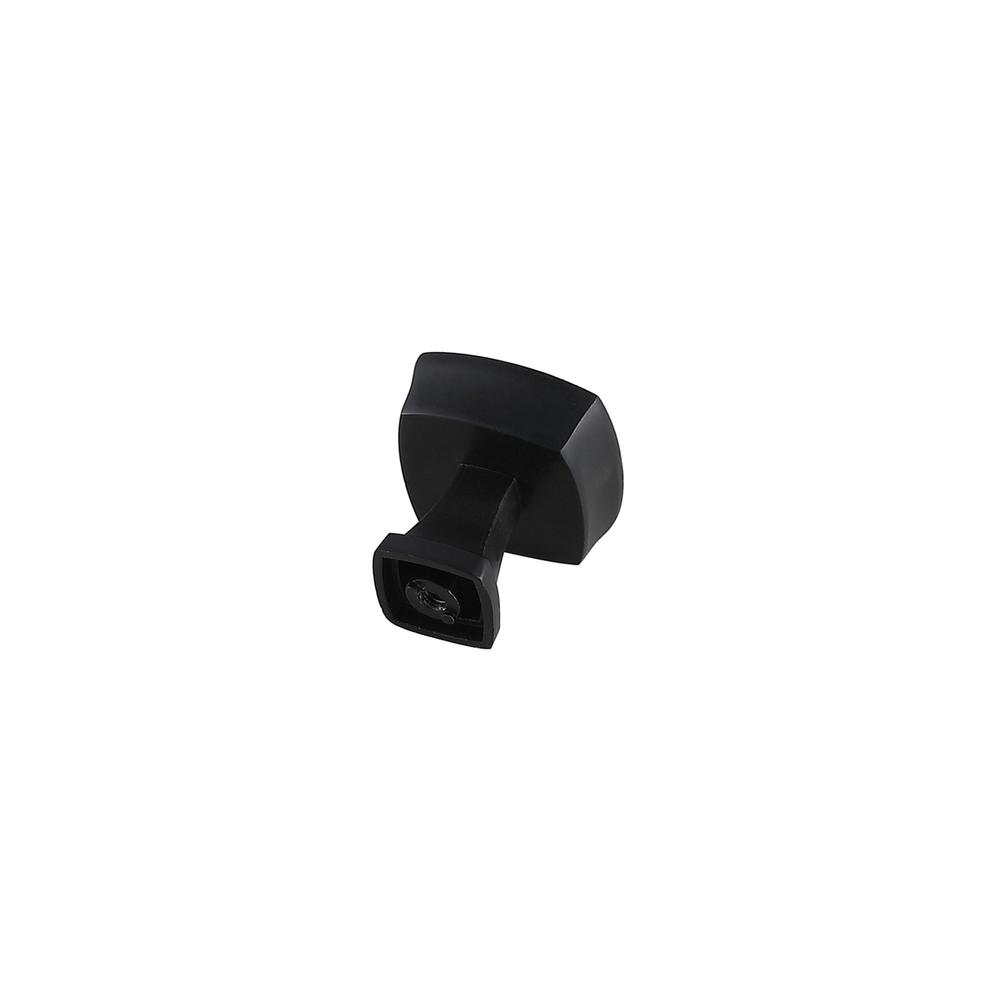Irvin 1.3" Matte Black Square Knob Multipack (Set of 10). Picture 4