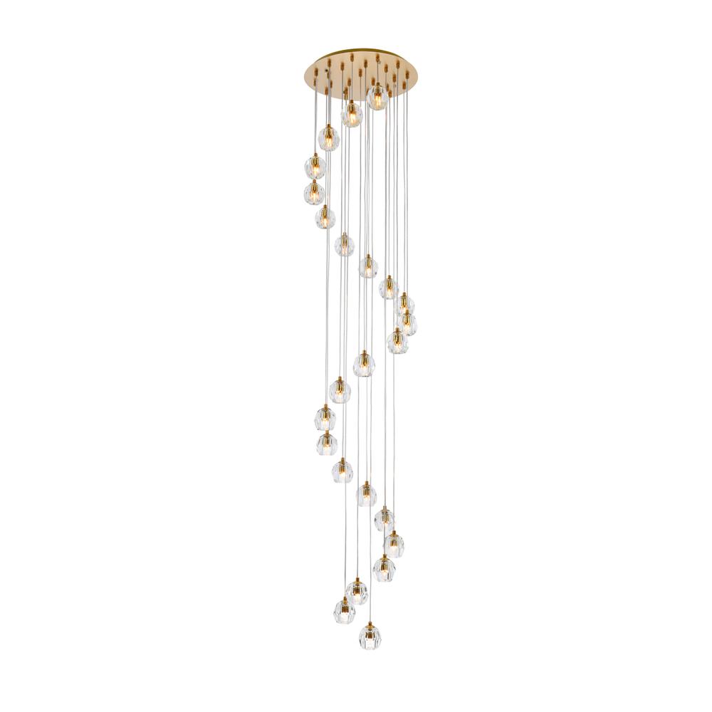 Eren 24 lights gold pendant. Picture 1