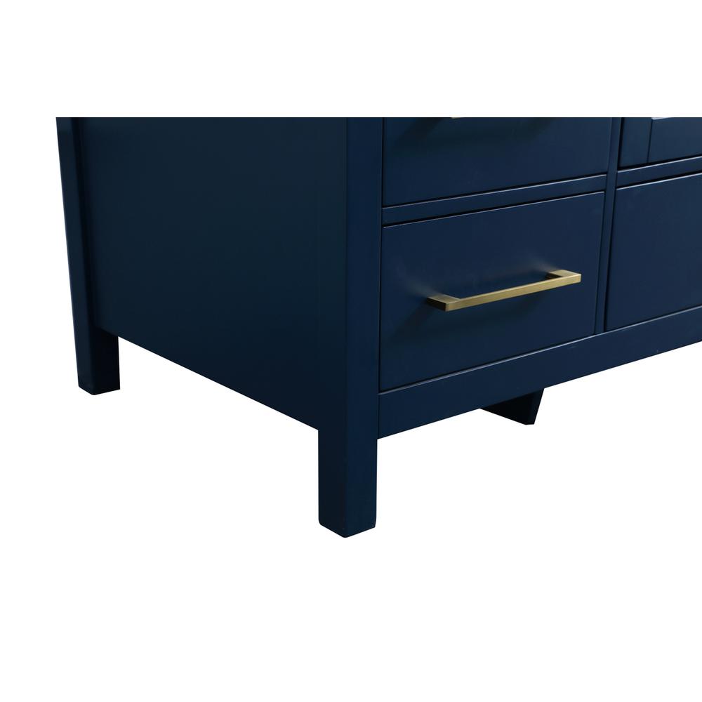 54 Inch SIngle Bathroom Vanity In Blue. Picture 13