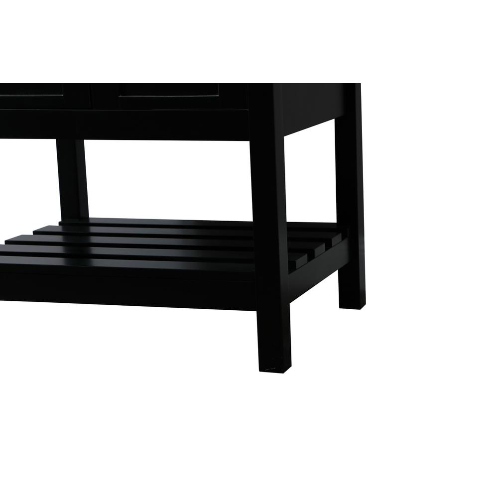 24 inch Single bathroom vanity in black. Picture 13