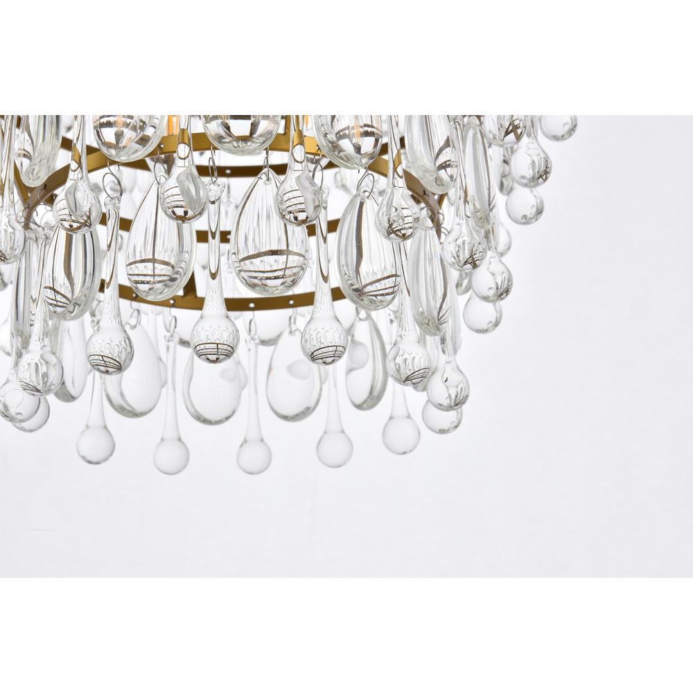 Nordic 4 lights brass pendant. Picture 3