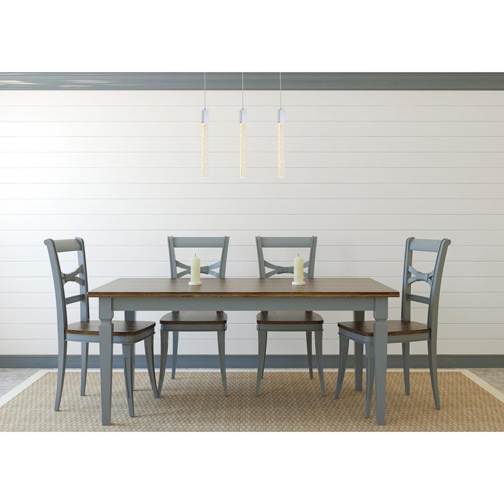 Weston 3 lights pendant in chrome. Picture 7