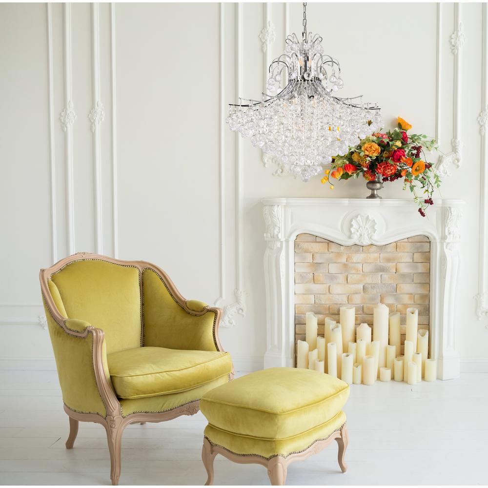 Toureg 15 light Chrome Chandelier Clear Royal Cut Crystal. Picture 7