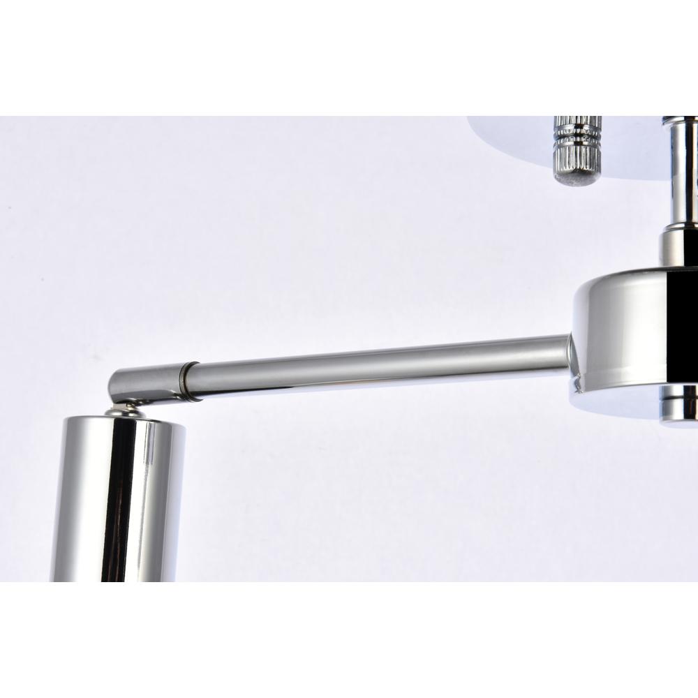 Zane 2 lights chrome flush mount. Picture 4