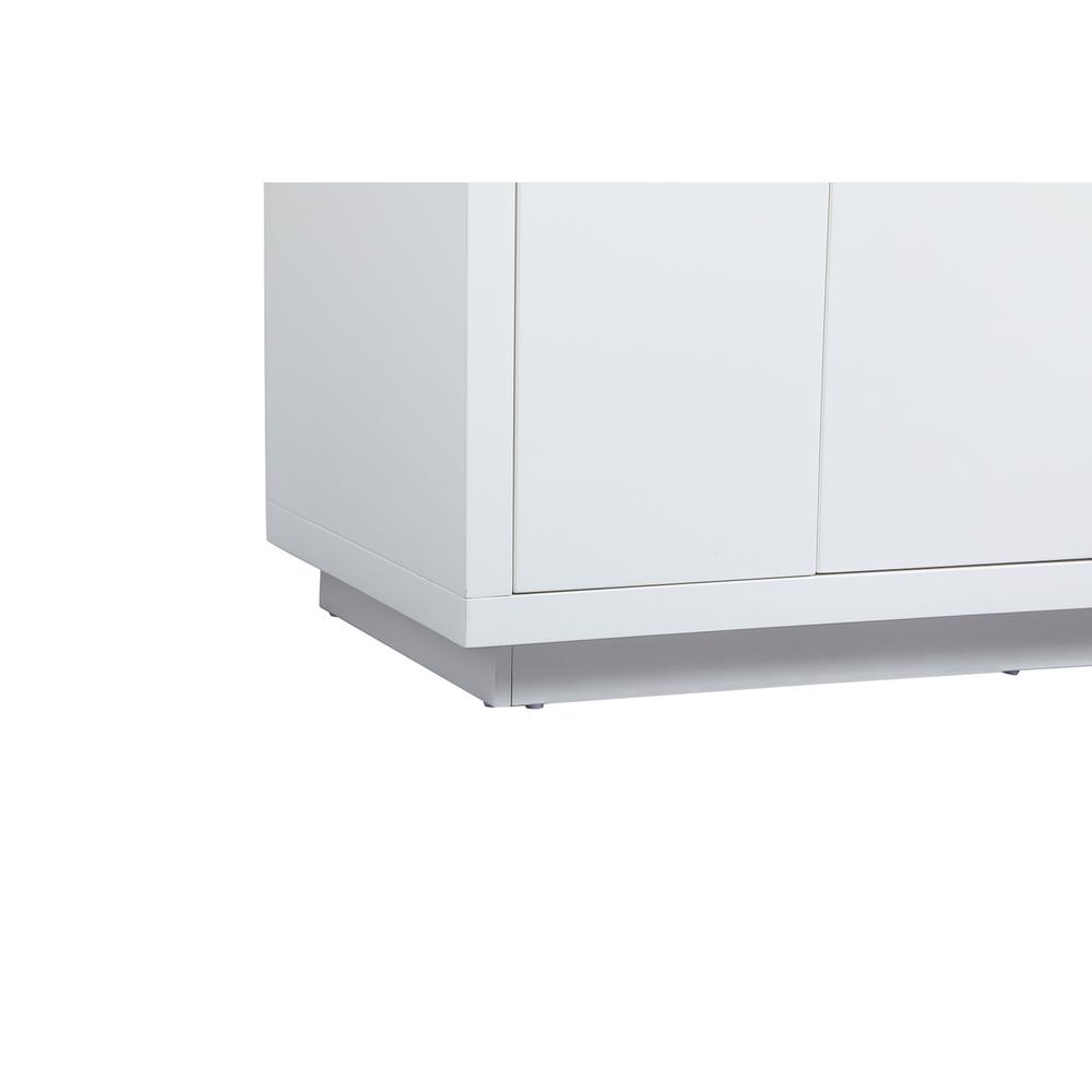 36 inch Single bathroom vanity in white with backsplash. Picture 13