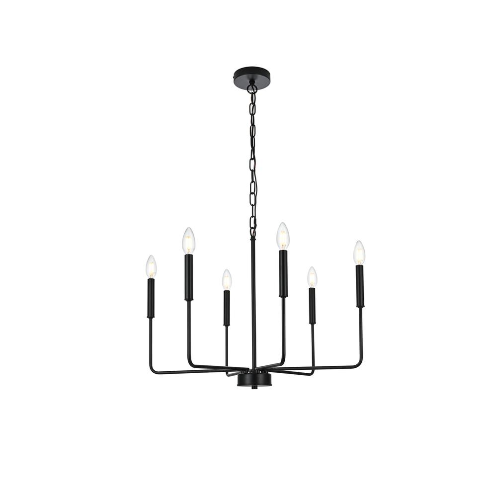 Willa 26 inch Pendant Light in Black. Picture 1