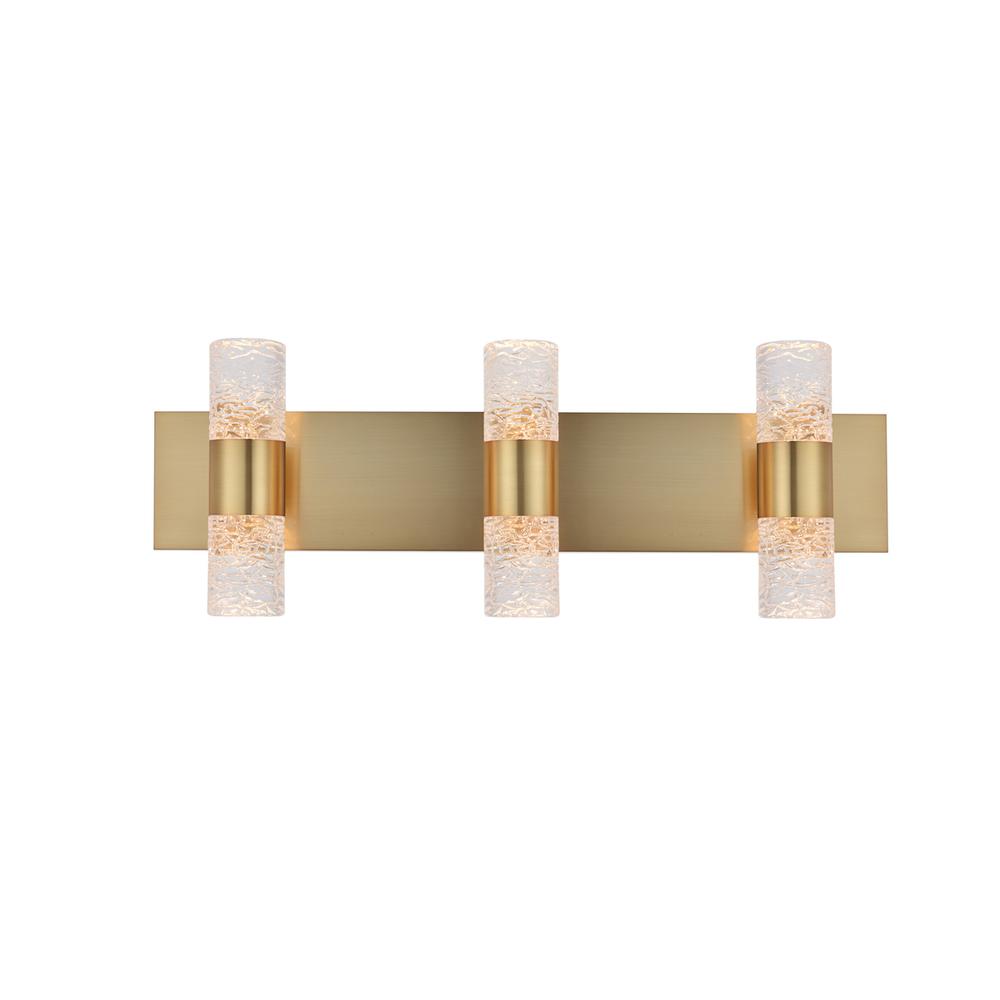 Vega 6 light Gold LED Wall Sconce. Picture 1