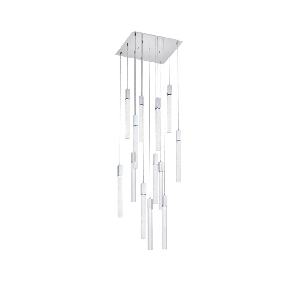 Weston 13 lights pendant in chrome. Picture 6