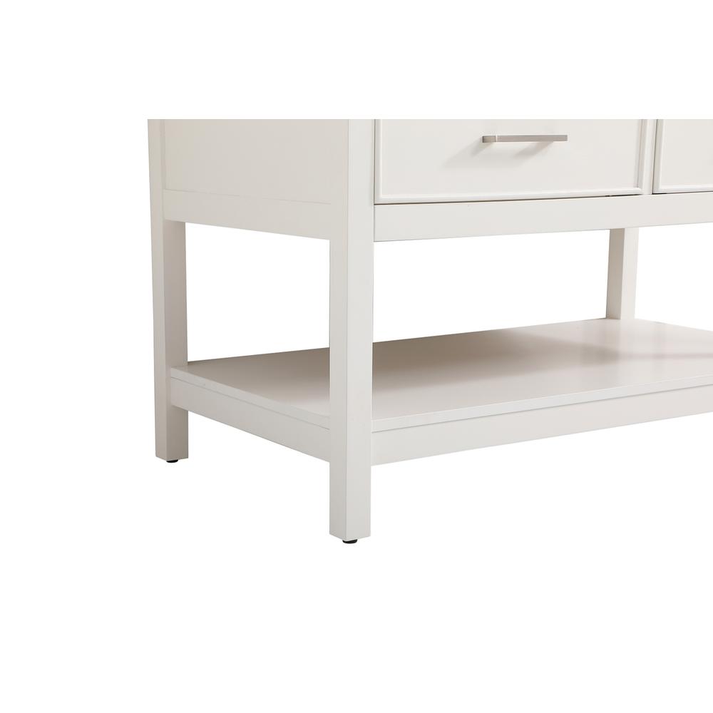 42 inch Single bathroom vanity in white. Picture 13