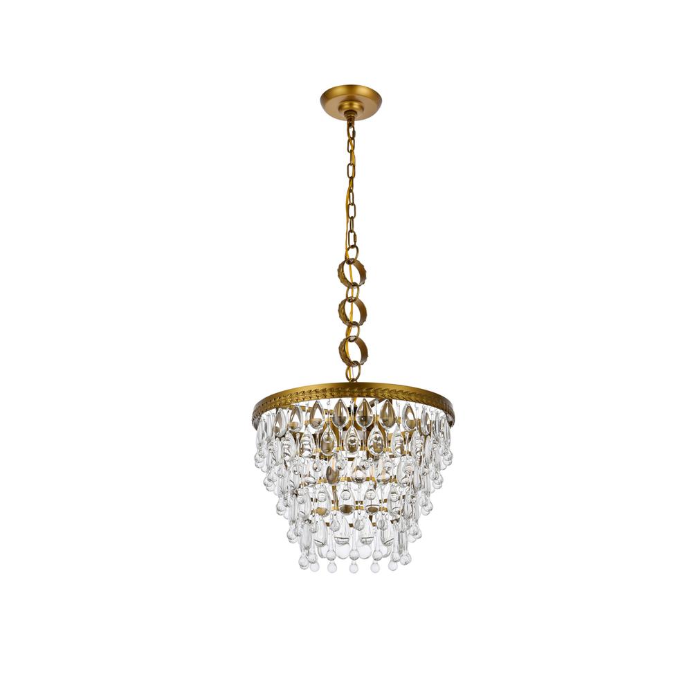 Nordic 4 lights brass pendant. Picture 6