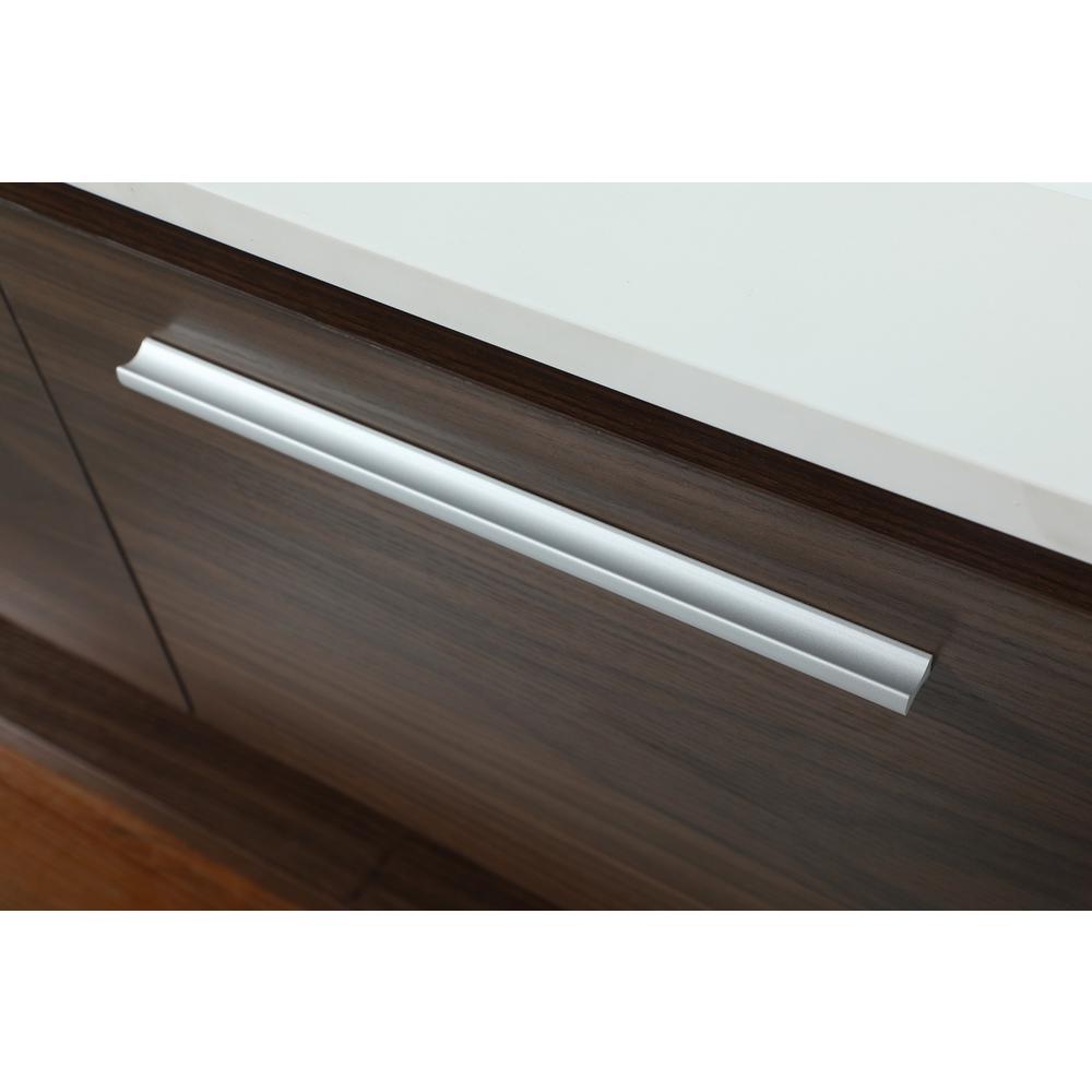 48 inch Single bathroom vanity in walnut. Picture 12