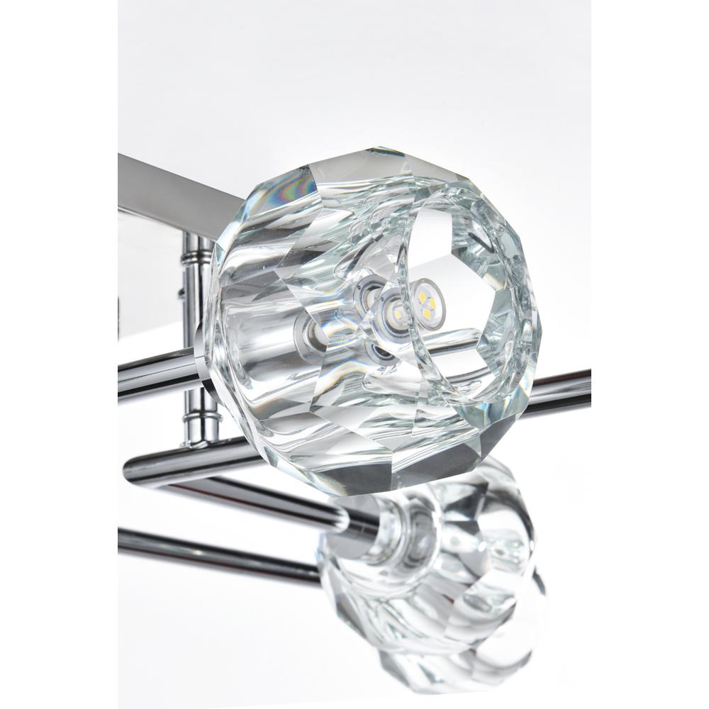 Eren 31 inch Flush Mount in Chrome. Picture 4