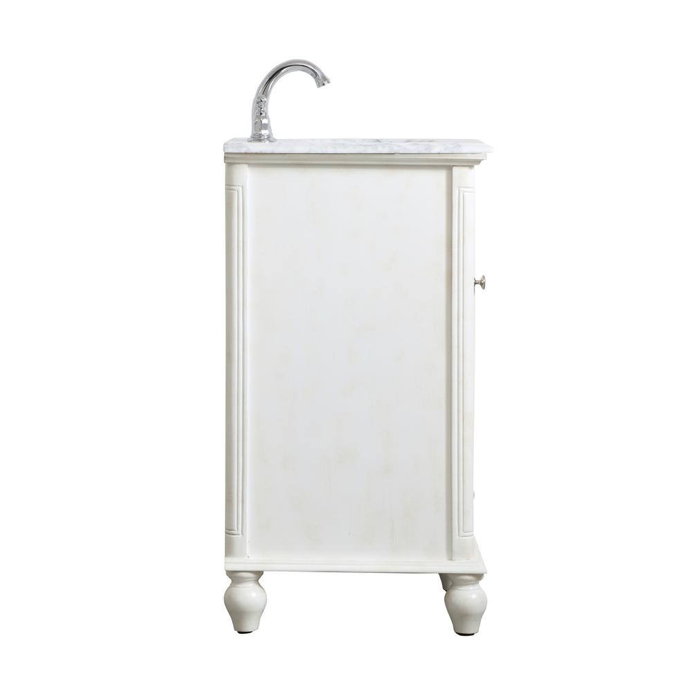 19 inch Single Bathroom Vanity in Antique White. Picture 13