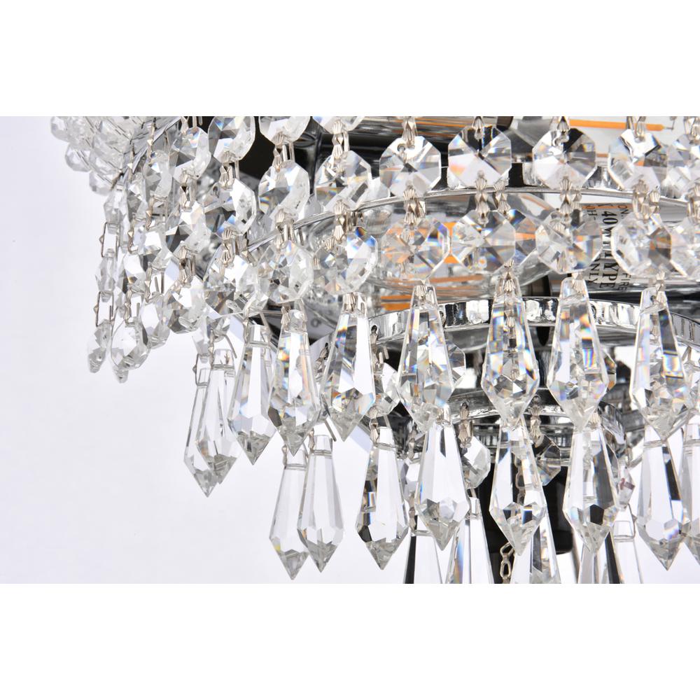 Primo 2 light Chrome Wall Sconce Clear Royal Cut Crystal. Picture 4