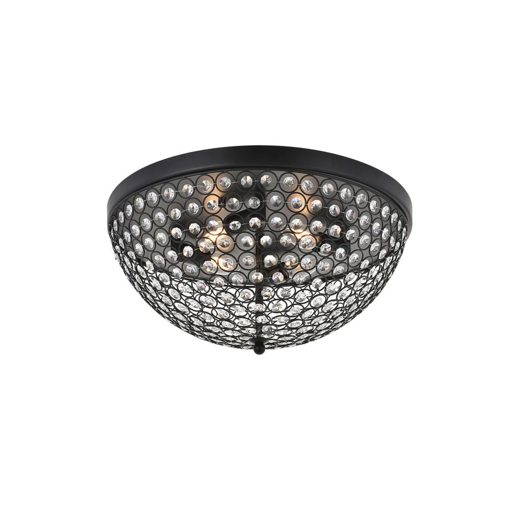 Taye 4 light Matte Black Flush Mount. Picture 5