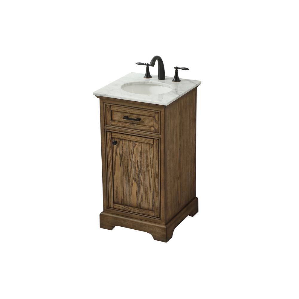 19 inch Single bathroom vanity in driftwood. Picture 8