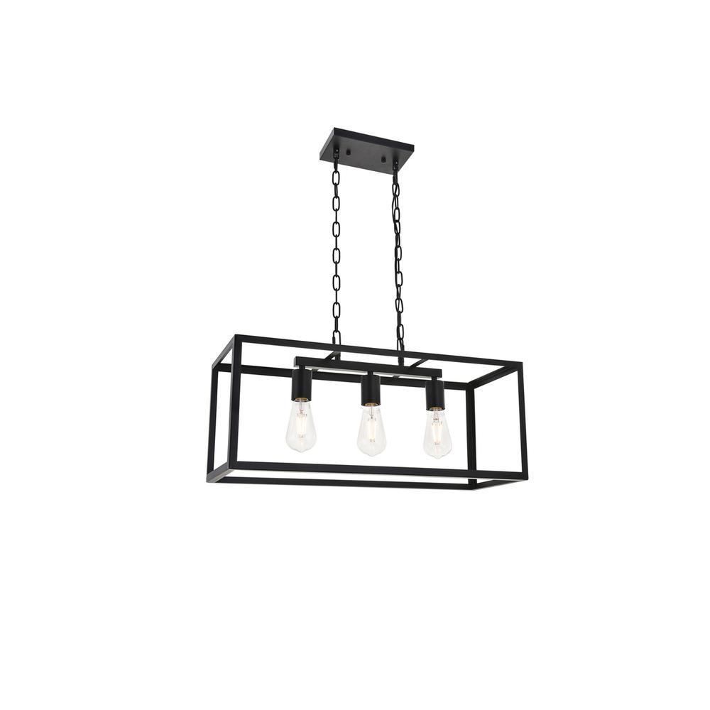 Resolute 3 light black Pendant. Picture 6