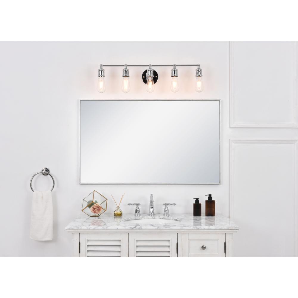 Serif 5 light chrome Wall Sconce. Picture 12