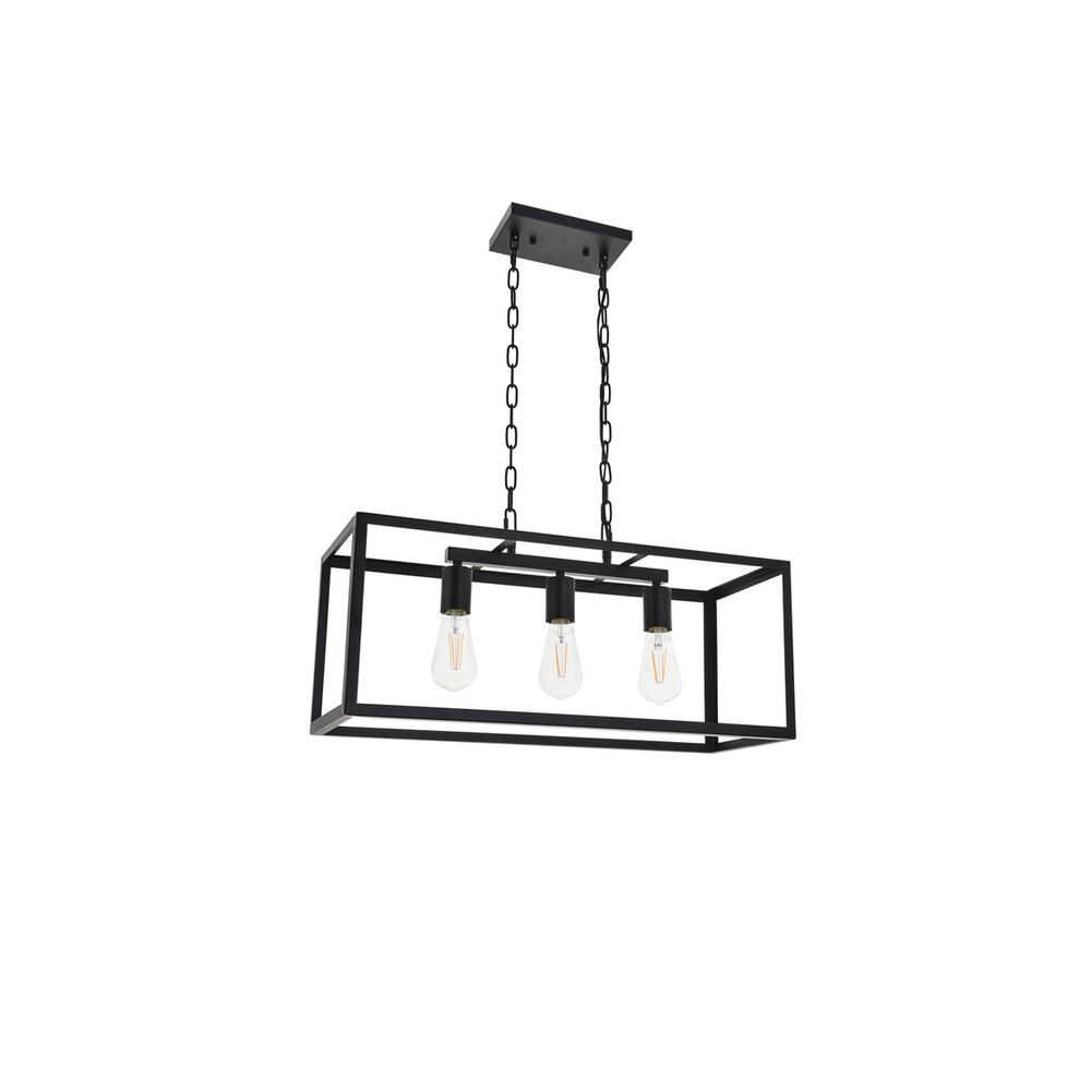 Resolute 3 light black Pendant. Picture 7
