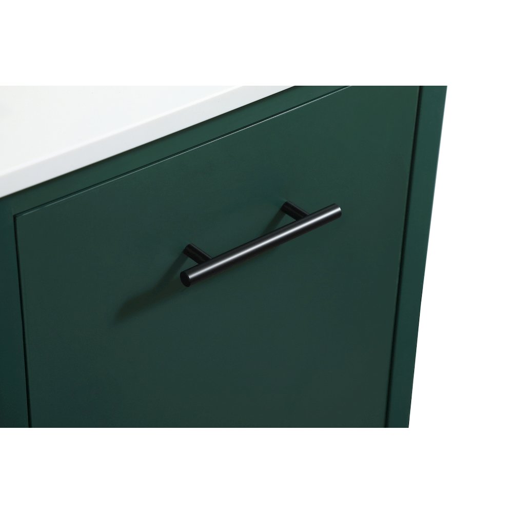 18 Inch Single Bathroom Vanity In Green. Picture 16