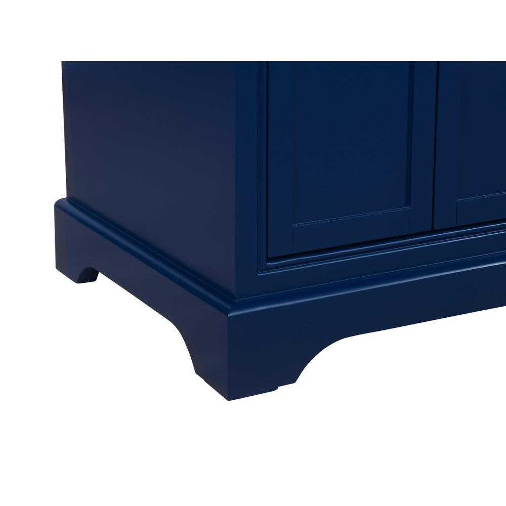 32 inch Single bathroom vanity in Blue. Picture 13