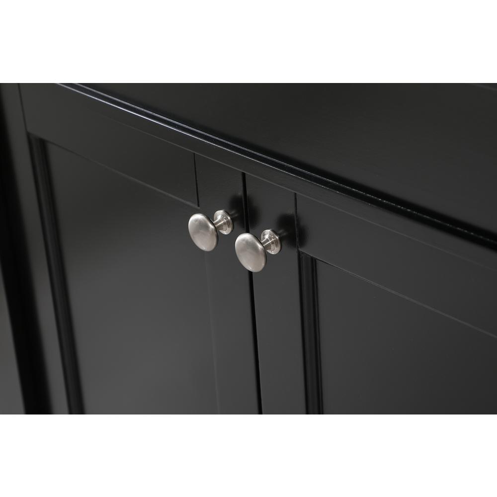 72 inch double bathroom vanity in black. Picture 12
