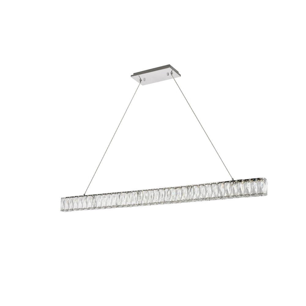 Monroe Integrated LED chip light Chrome Chandelier Clear Royal Cut Crystal. Picture 2