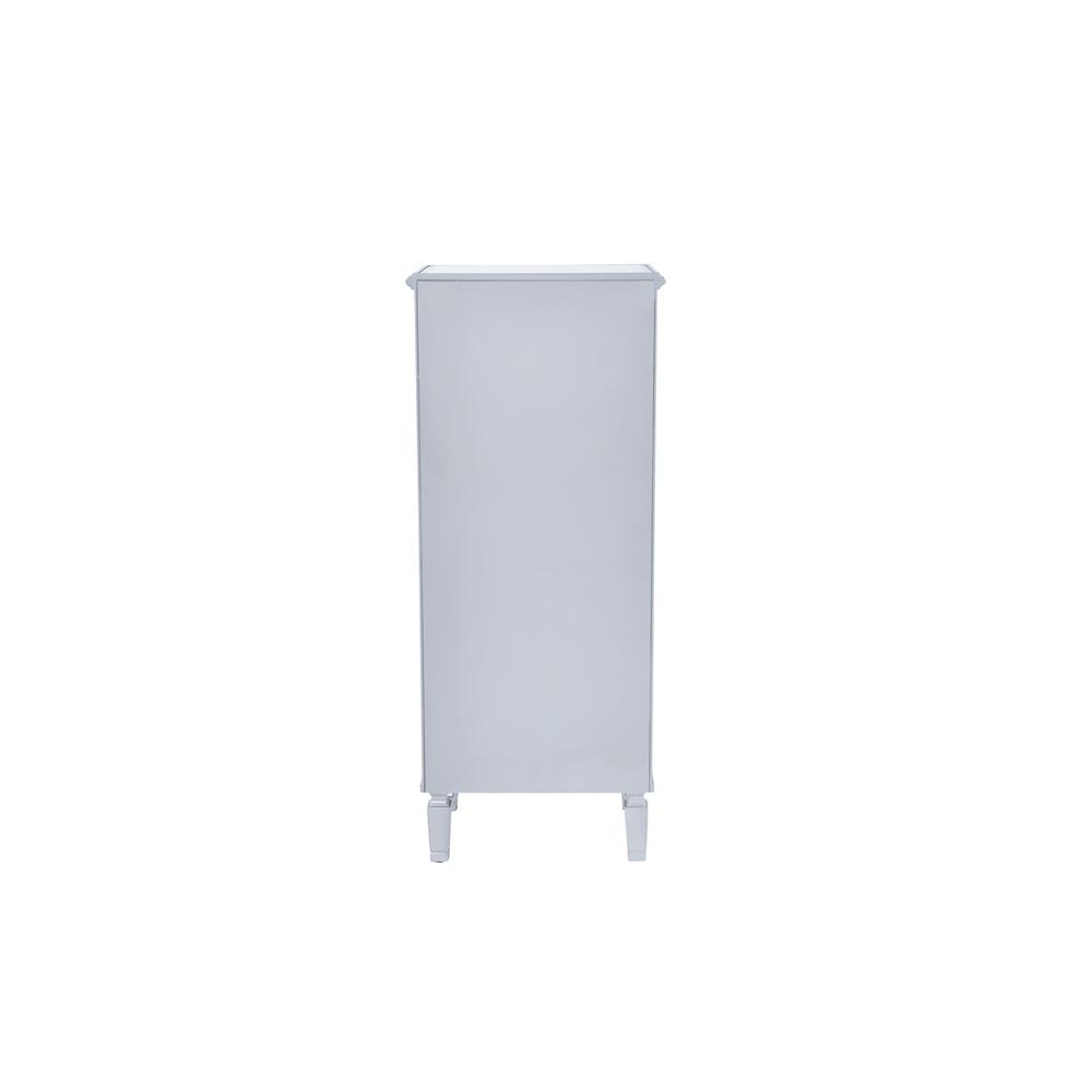 Lingerie Chest 7 drawers 20in. W x 15in. D x 48in. H in antique silver paint. Picture 10