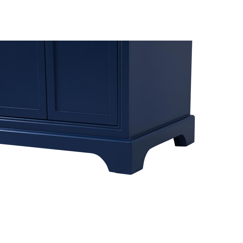 60 inch Single bathroom vanity in Blue. Picture 13