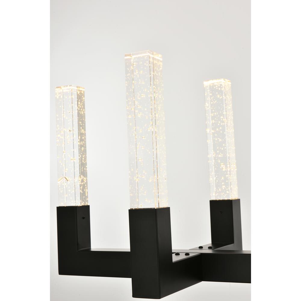 Noemi 54 inch Adjustable LED Pendant in Black. Picture 6