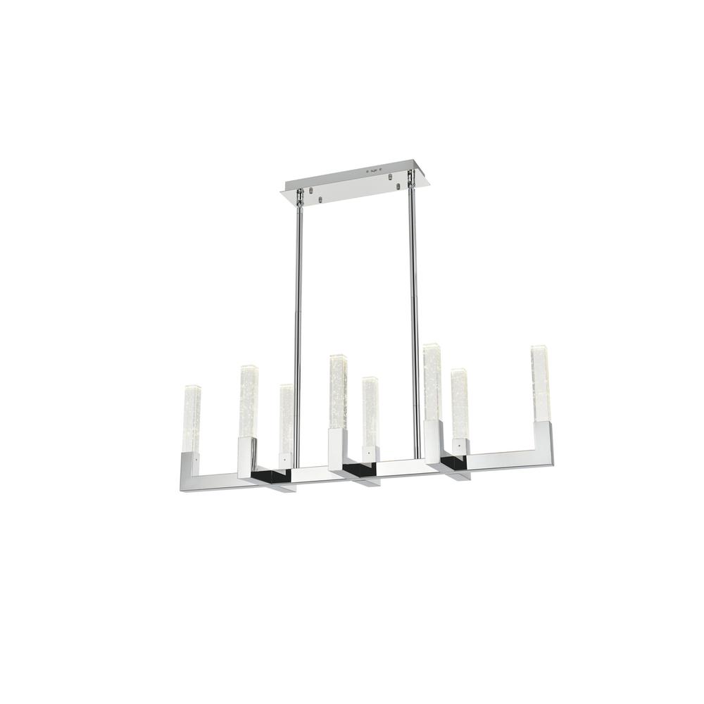 Noemi 42 inch Adjustable LED Pendant in Chrome. Picture 4