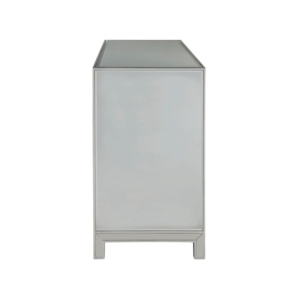 Dresser 6 drawers 60in. W x 18in. D x 32in. H in antique silver paint. Picture 8