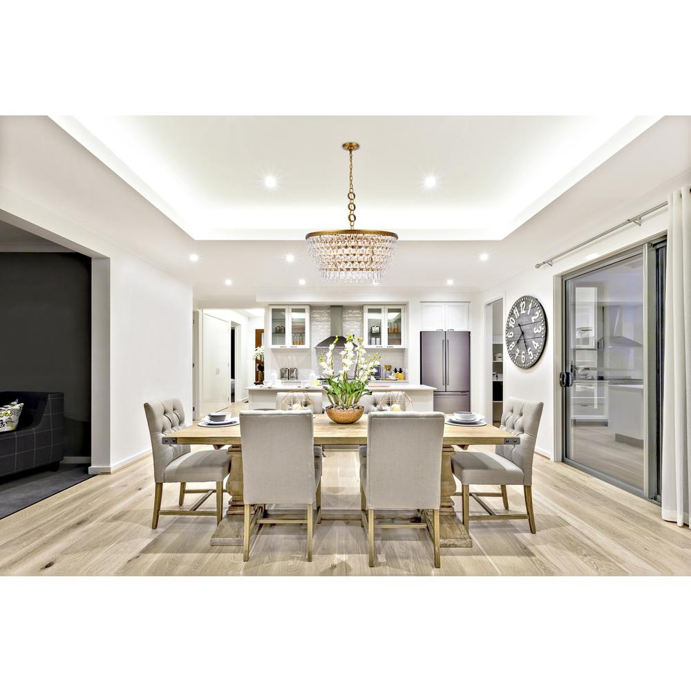 Nordic 6 lights brass chandelier. Picture 8