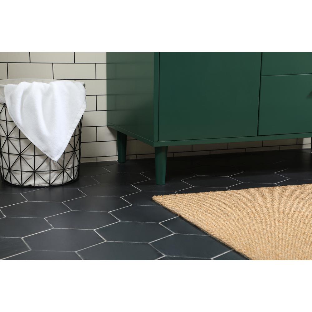 42 inch bathroom vanity in Green. Picture 6
