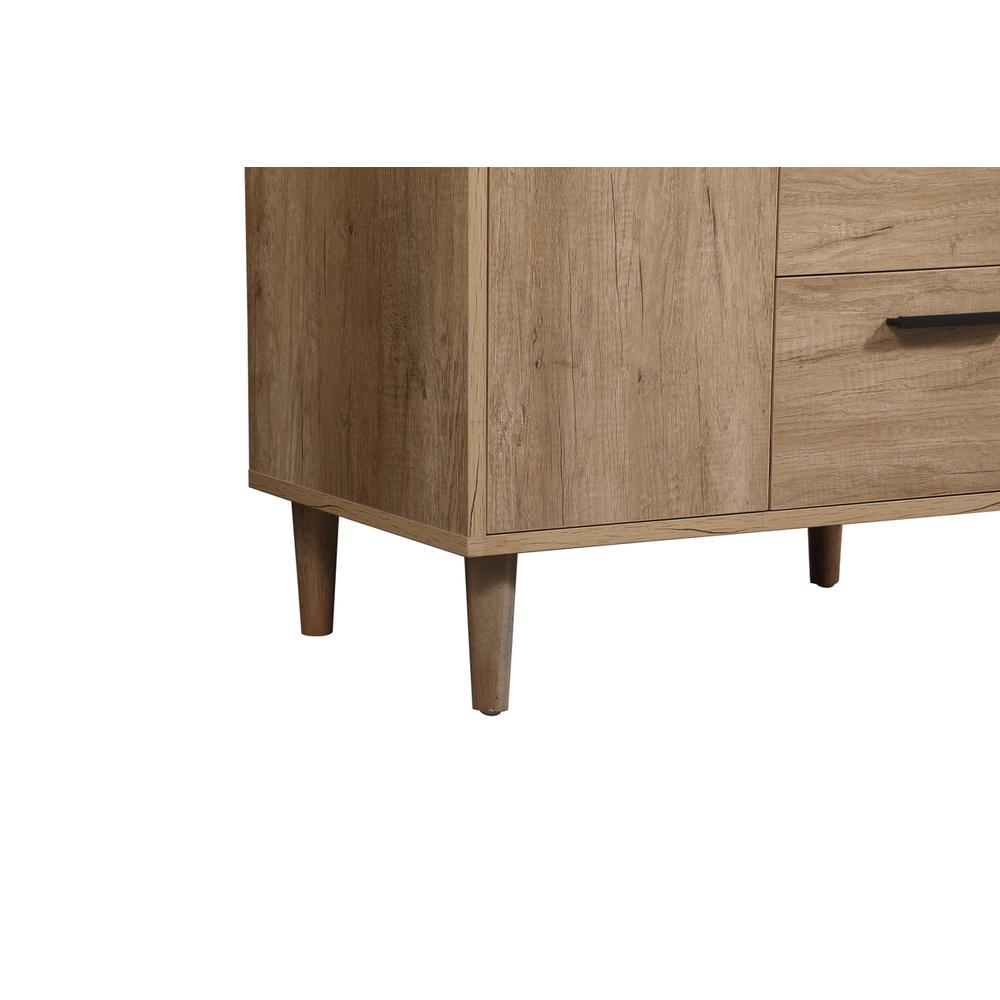 30 inch Single bathroom vanity in natural oak with backsplash. Picture 13