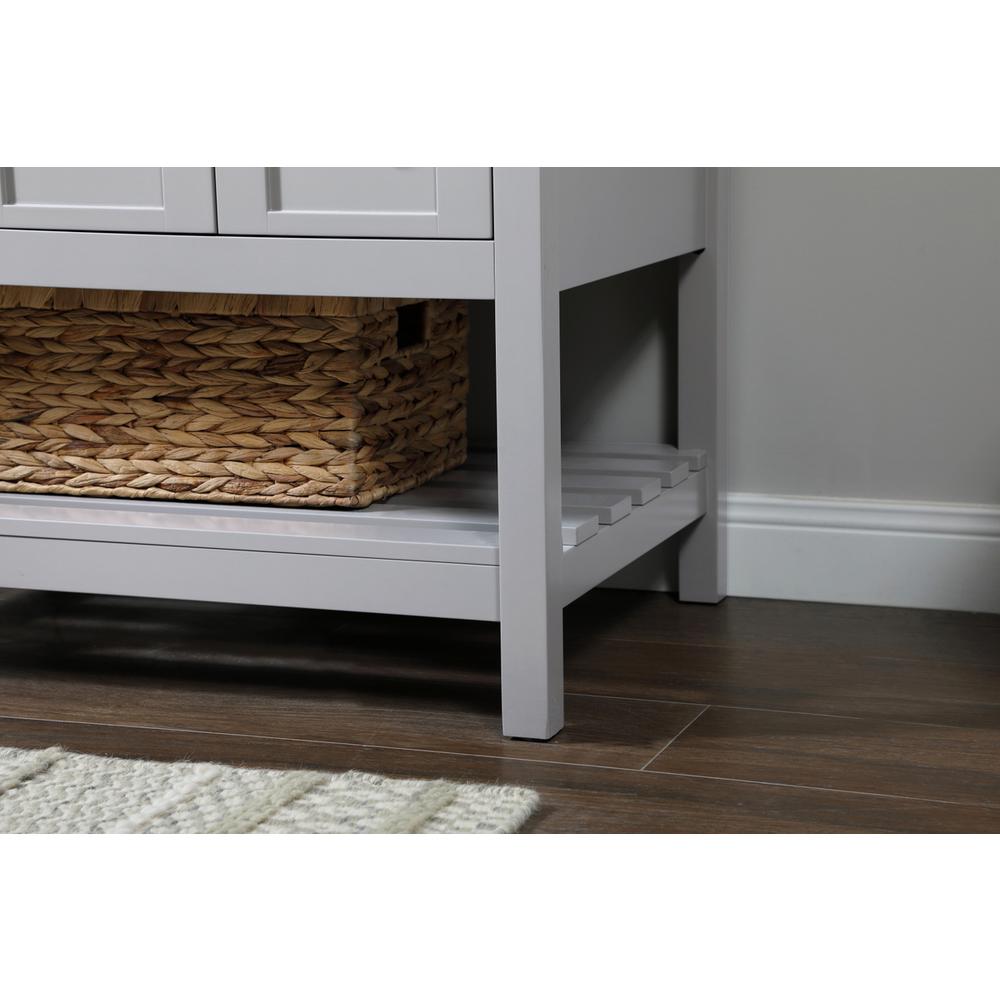 32 inch Single bathroom vanity in grey. Picture 6