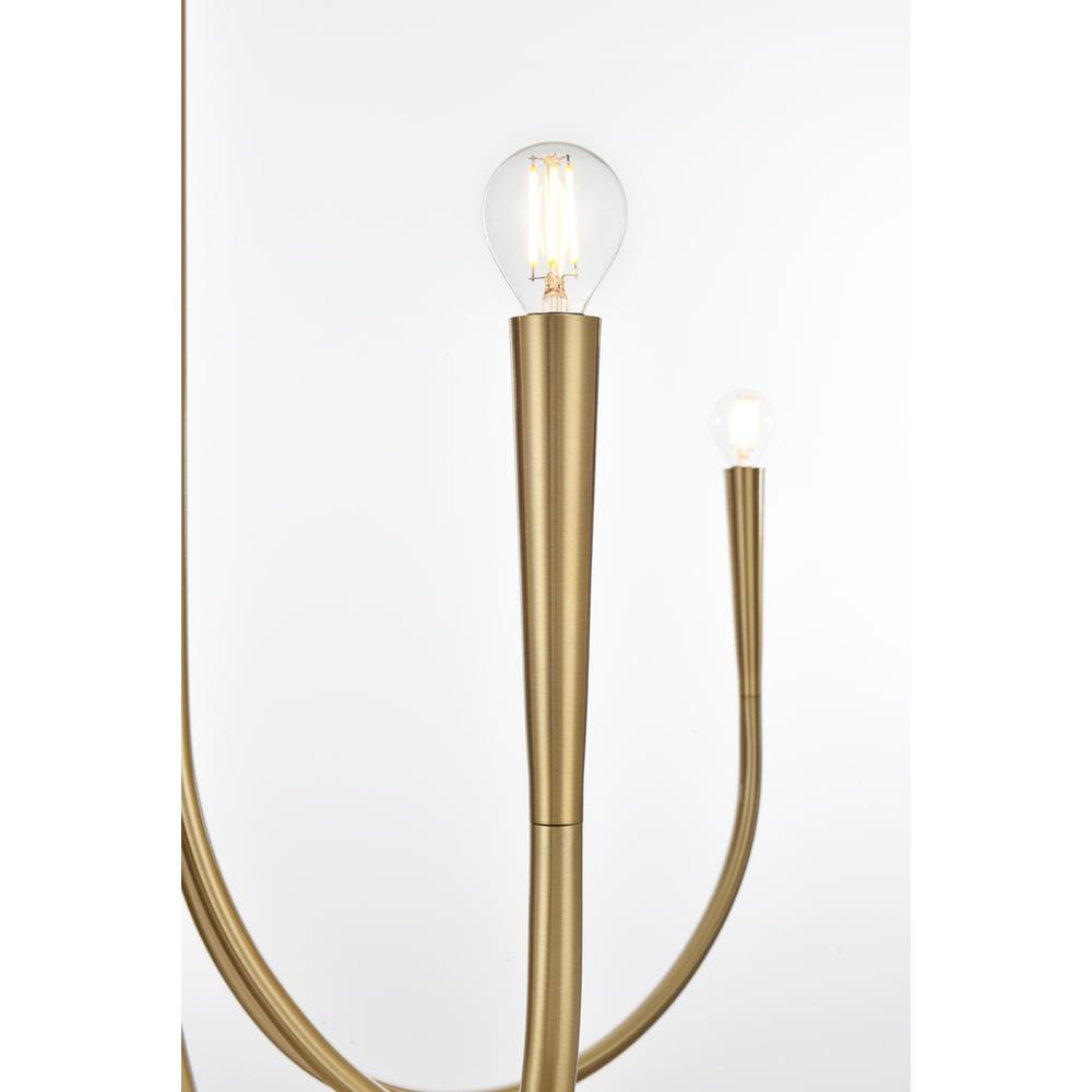 Layne 42 inch chandelier in Gold. Picture 3
